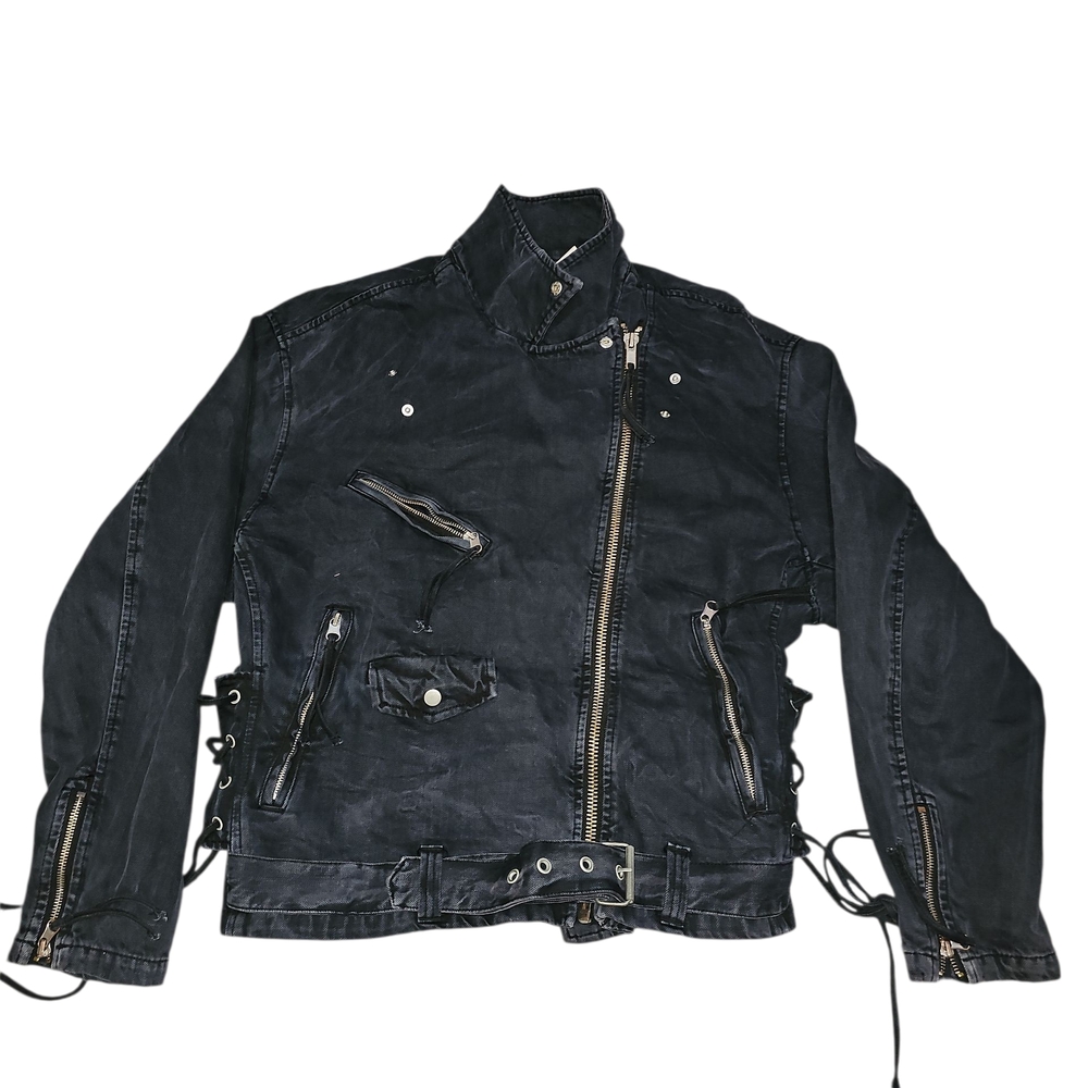 Free People Black Jean Jacket